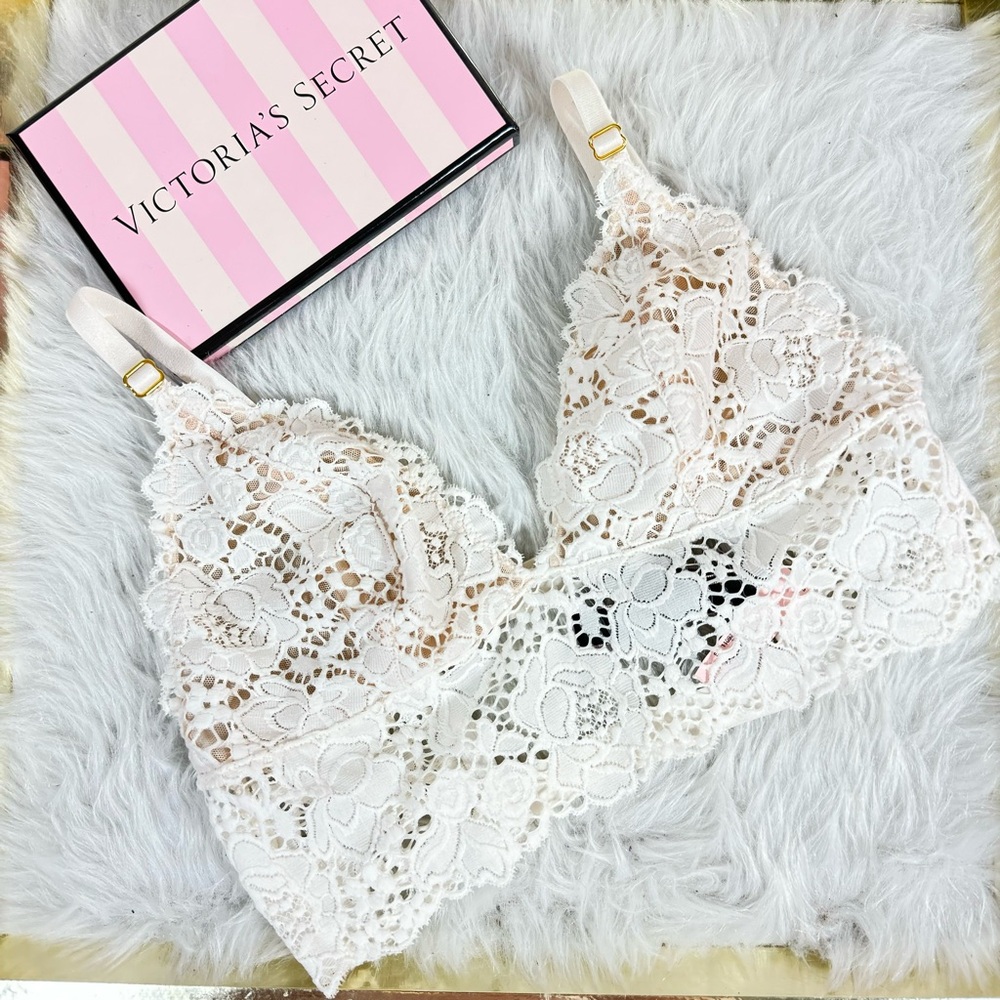 Victoria’s Secret Very Sexy Long Line Lace Bralette NEW - Picture 4 of 11